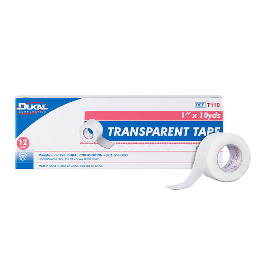 Dukal Transparent Tape 1 in x 10 yds medical supply