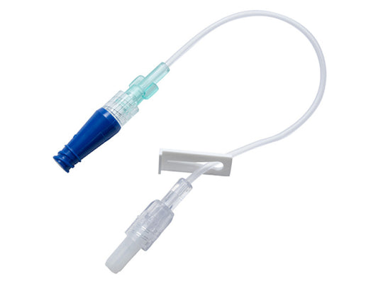 TrueCare Biomedix 7 inch Mini Bore Extension Set Needle Free Valve Box medical supply