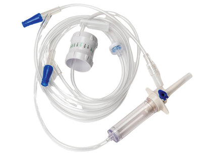 TrueCare IV Administration Set Flow Regulator 100in 2 Y-Sites medical supply