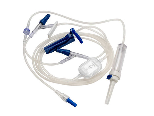 TrueCare IV Administration Pump Set 105in 2 Y-Site Filter medical supply
