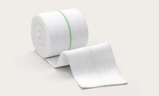 Molnlycke Tubifast Bandage 10.75cm x 10M Yellow Line Case medical supply