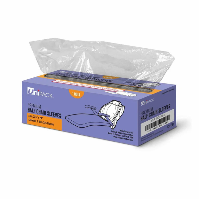 Dukal Half Chair Sleeves 27.5 x 24 Roll 675/Case medical supply