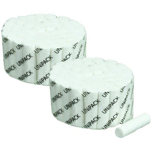 Unipack Cotton Rolls #2 M 1.5 inch x 3/8 inch Non-Sterile medical supply