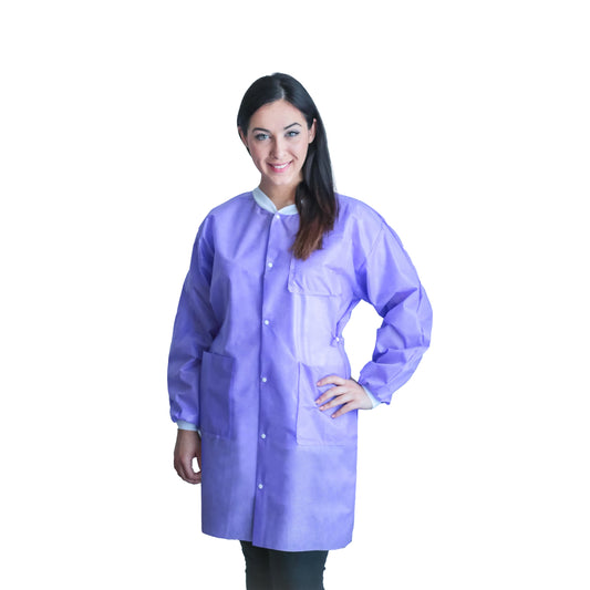 Dukal FitMe Lab Coats M Lavender medical supply