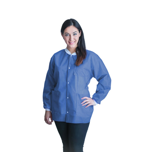 Dukal FitMe Lab Jackets L Medical Blue medical supply