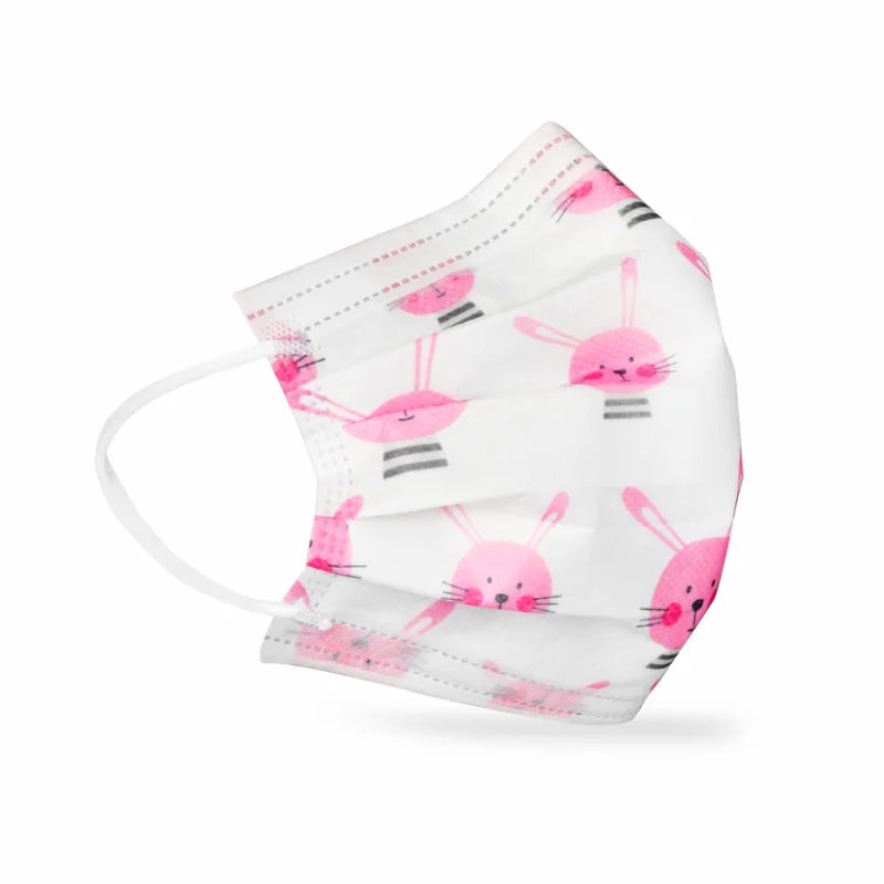 Dukal Level 3 Ear-Loop UniMals Animal Print Face Mask Case medical supply