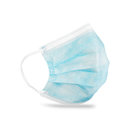 FluidBloq, Level 3 Ear-Loop Face Mask (ULM-6381), Blue