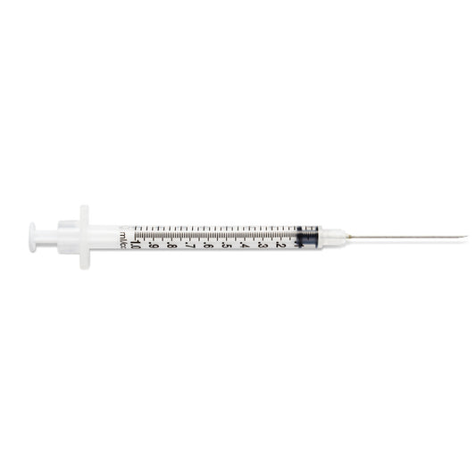 UltiMed 1cc 22G x 1 1/2 inch Low Dead Space Syringe Box of 100 medical supply