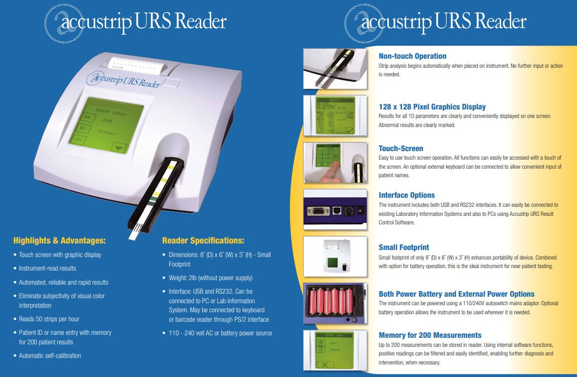 Accustrip URS Reader UA850 medical supply