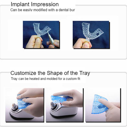Dukal Dental Impression Tray Perforated #1 Large Upper Yellow 120 Case medical supply