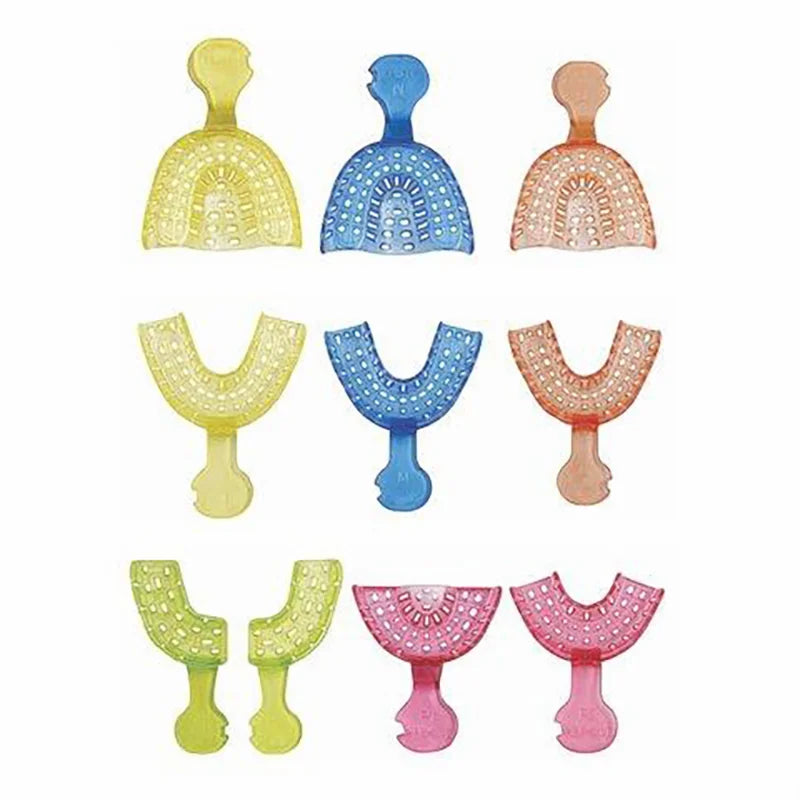 Dukal Dental Impression Tray Perforated #10 Anterior Lower Pink 120 Case medical supply