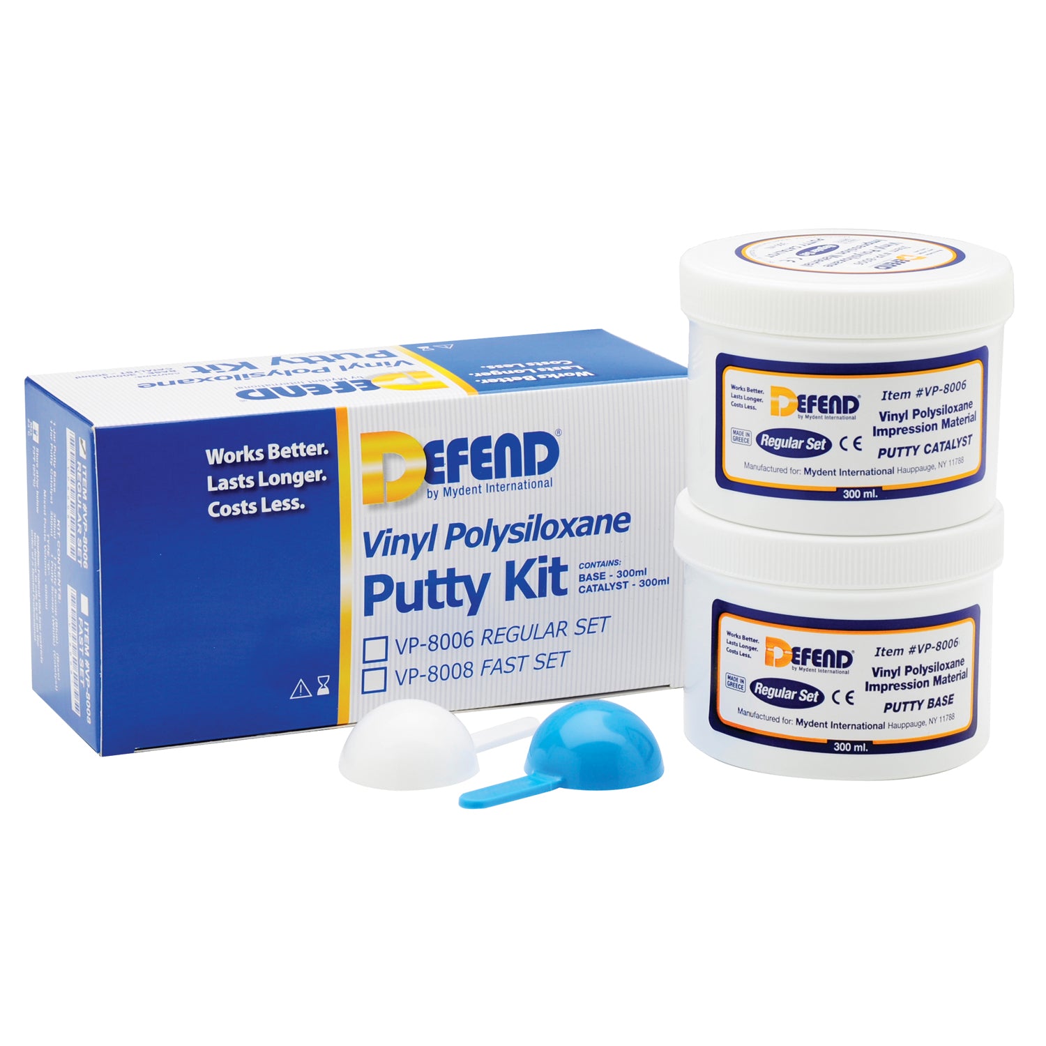Defend Vinyl Polysiloxane Putty Kit Regular Set medical supply
