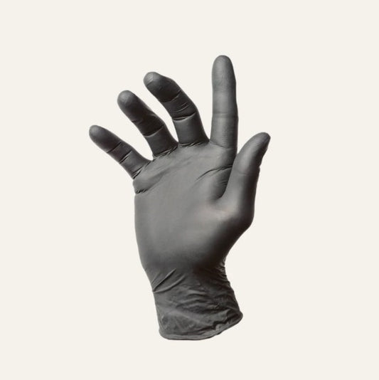 First Glove Volt 6 Mil Black Nitrile Exam Gloves Small Case medical supply