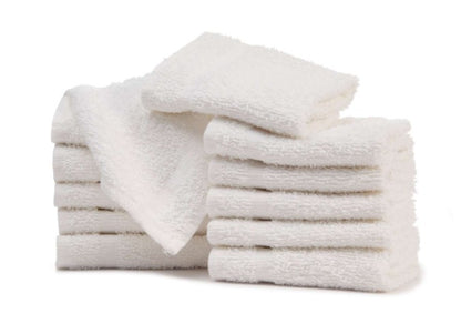 Washcloths White 12in x 12in Case of 312 medical supply