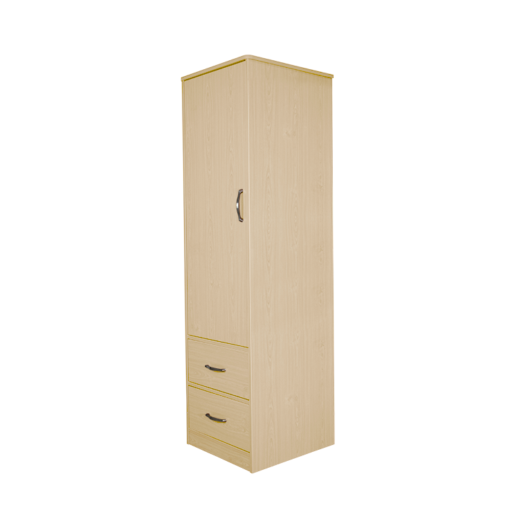The Glenshaw Collection One Door Two Drawer Wardrobe Light Oak medical supply