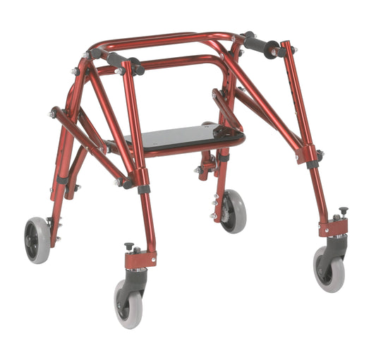 Inspired by Drive Nimbo 2G Posterior Walker with Seat Small Castle Red medical supply