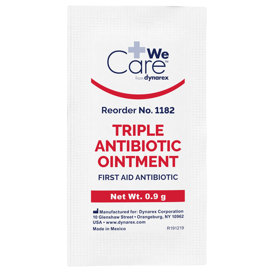 WeCare Triple Antibiotic Ointment 0.9g Foil Packet 12/144/cs medical supply