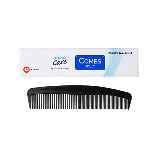 dynaCare Adult Combs 5 Inch Black Case of 240 medical supply