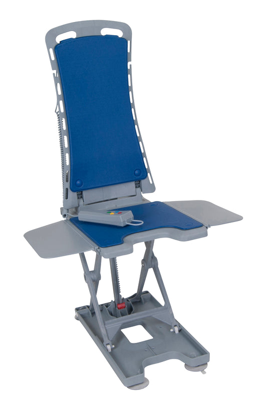 Drive Medical Whisper Ultra Quiet Bath Lift Blue medical supply