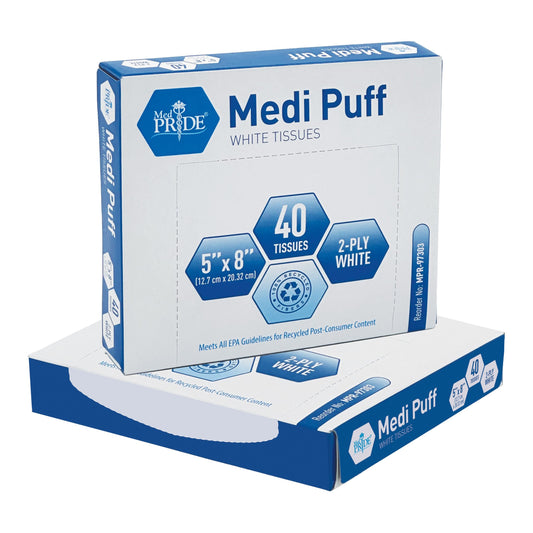 Shield Line Bedside Tissues - 200/40/cs. medical supply