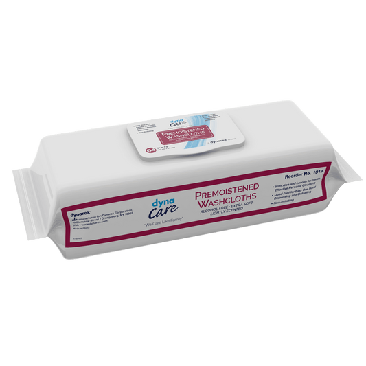 dynaCare Premoistened Adult Washcloths 9in x 13in Soft Pack Refill medical supply