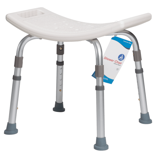 Dynarex Shower Chair without Back White medical supply