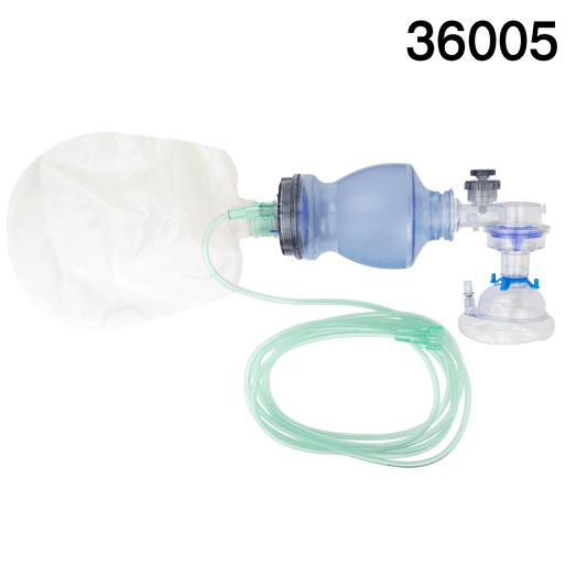 Resp-O2 Manual Resuscitator MPR Mask Reservoir Bag Infant 6/cs medical supply