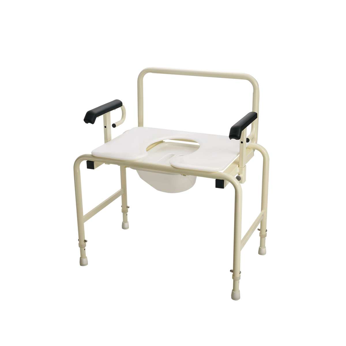 Bari+Max HD Bariatric Drop Arm Commode 26in medical supply