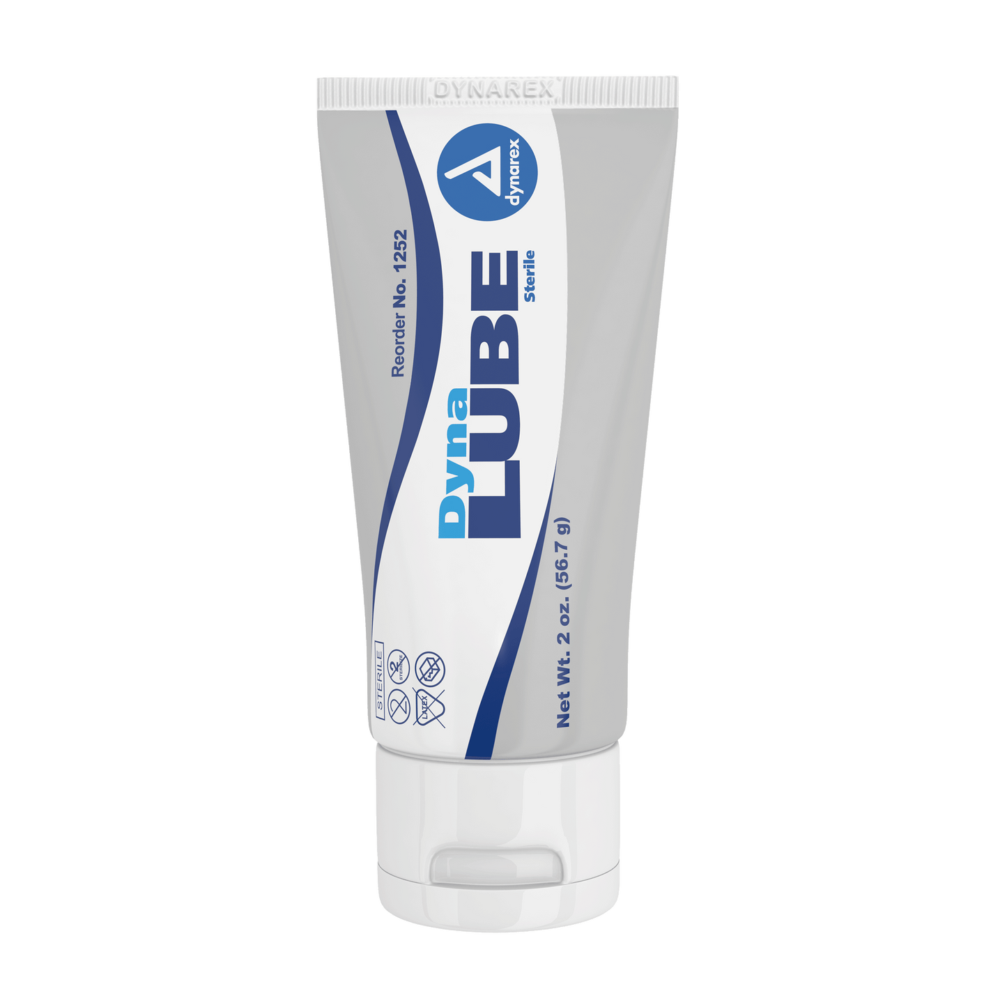 Dynarex DynaLube Lubricating Jelly Sterile 2 oz Tube Case medical supply