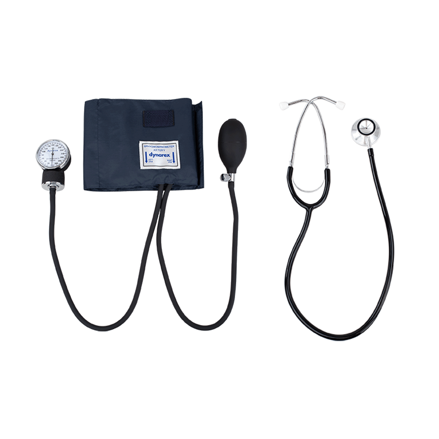 Dynarex Blood Pressure Kit Dual Head Stethoscope Case of 10 medical supply