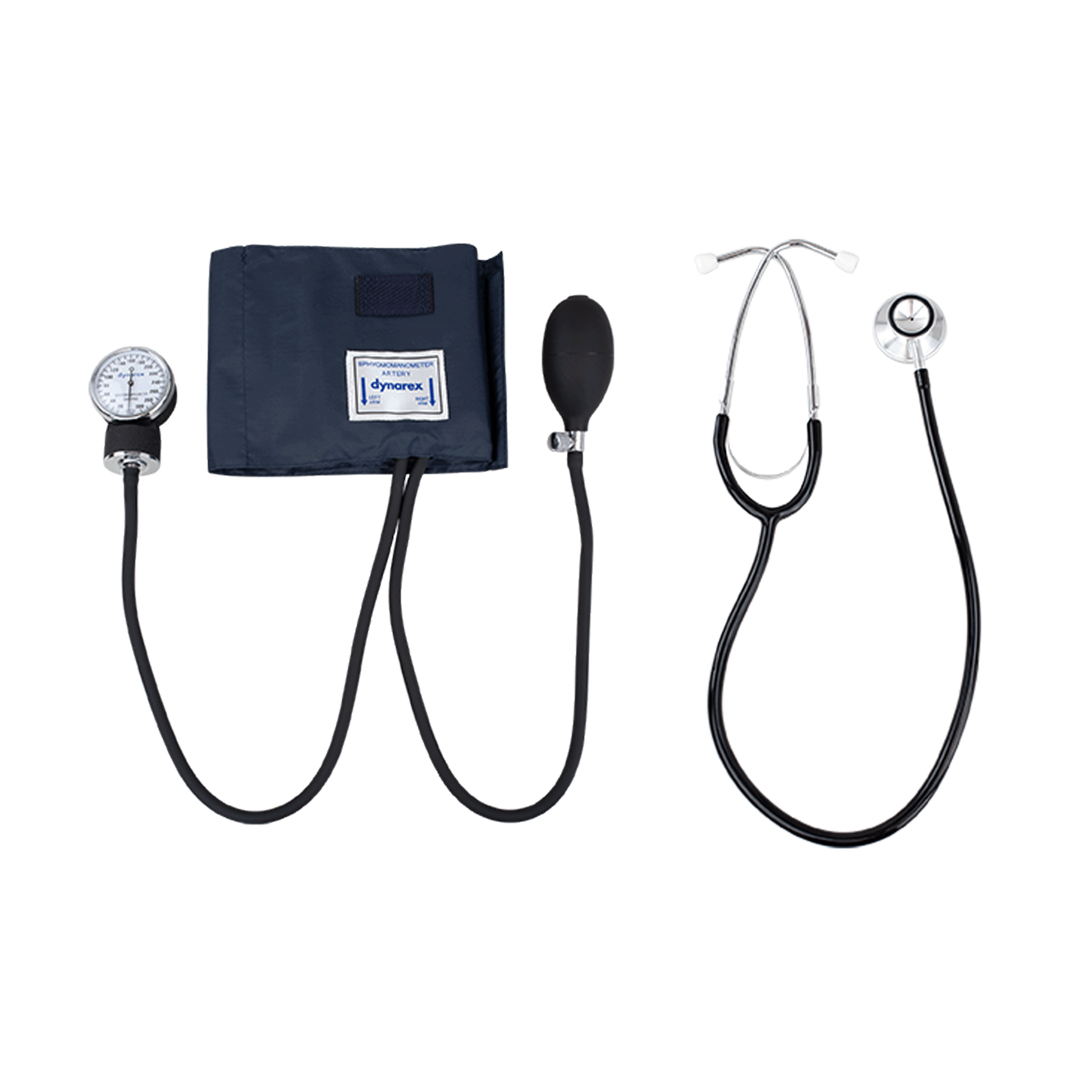Dynarex Blood Pressure Kit Dual Head Stethoscope Case of 10 medical supply