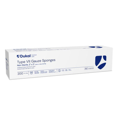 Dukal Premium Care Non-Sterile Gauze Sponges 12-Ply 2 inch x 2 inch medical supply