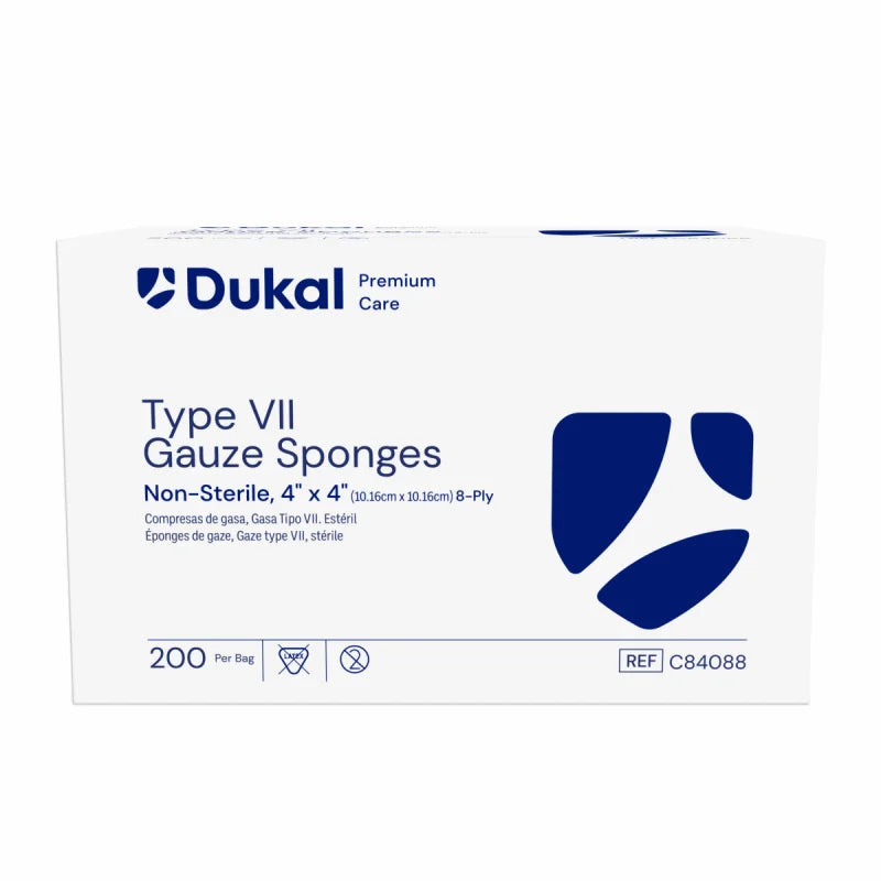Dukal Premium Care Non-Sterile Gauze Sponges 8-Ply 4 inch x 4 inch medical supply