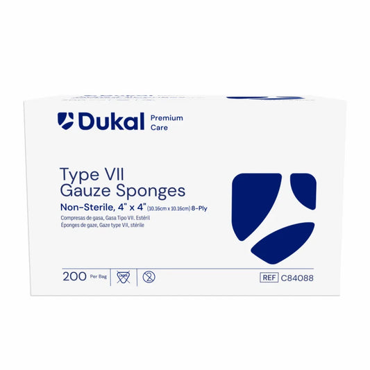 Dukal Premium Care Non-Sterile Gauze Sponges 8-Ply 4 inch x 4 inch medical supply