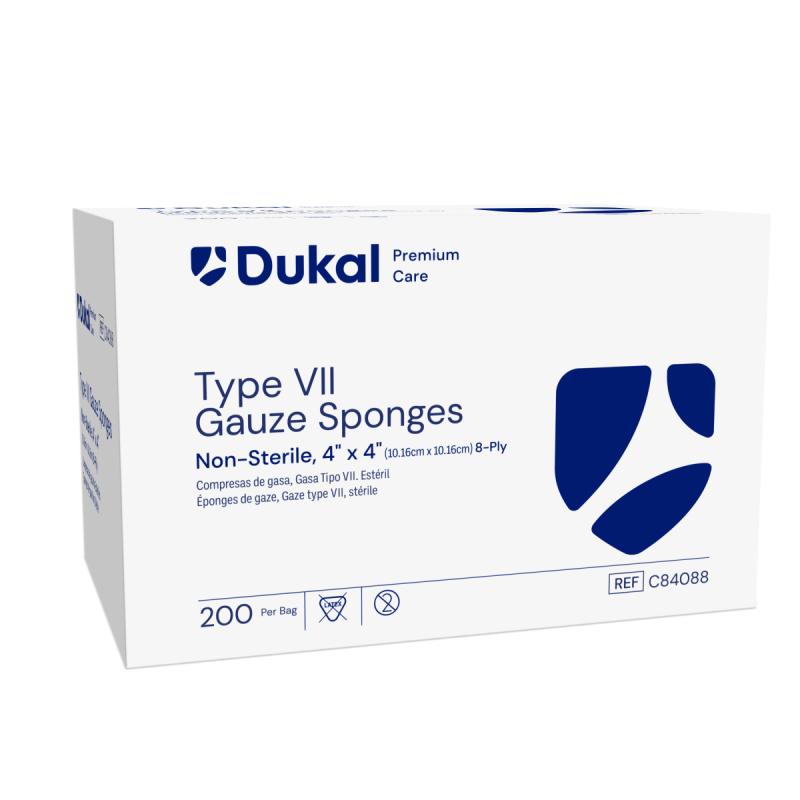 Dukal Premium Care Non-Sterile Gauze Sponges 8-Ply 4 inch x 4 inch medical supply