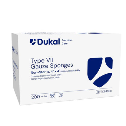 Dukal Premium Care Non-Sterile Gauze Sponges 8-Ply 4 inch x 4 inch medical supply