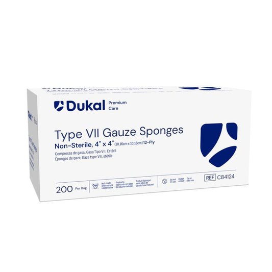 Dukal Premium Care Non-Sterile Gauze Sponges 12-Ply 4 inch x 4 inch medical supply