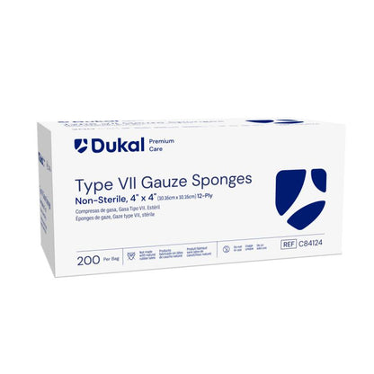 Dukal Premium Care Non-Sterile Gauze Sponges 12-Ply 4 inch x 4 inch medical supply