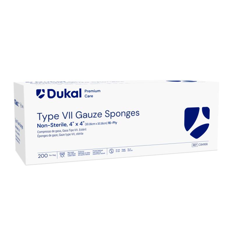 Dukal Premium Care Non-Sterile Gauze Sponges 16-Ply 4 inch x 4 inch medical supply