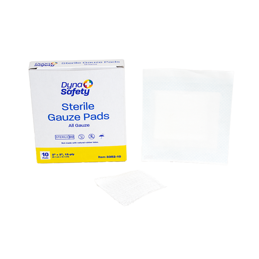 DynaSafety Gauze Pad 2 x 2 12 Ply Sterile 48/10/cs medical supply