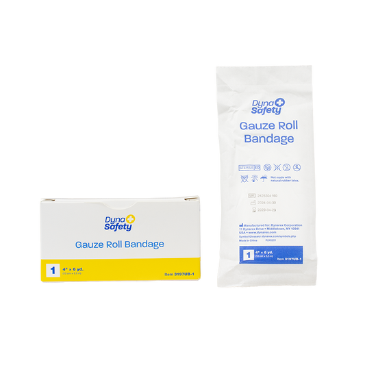 DynaSafety Compress Gauze Roll Bandage 4 x 6 yd medical supply