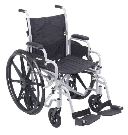 Drive Medical Poly Fly Light Weight Transport Chair 18 Seat medical supply