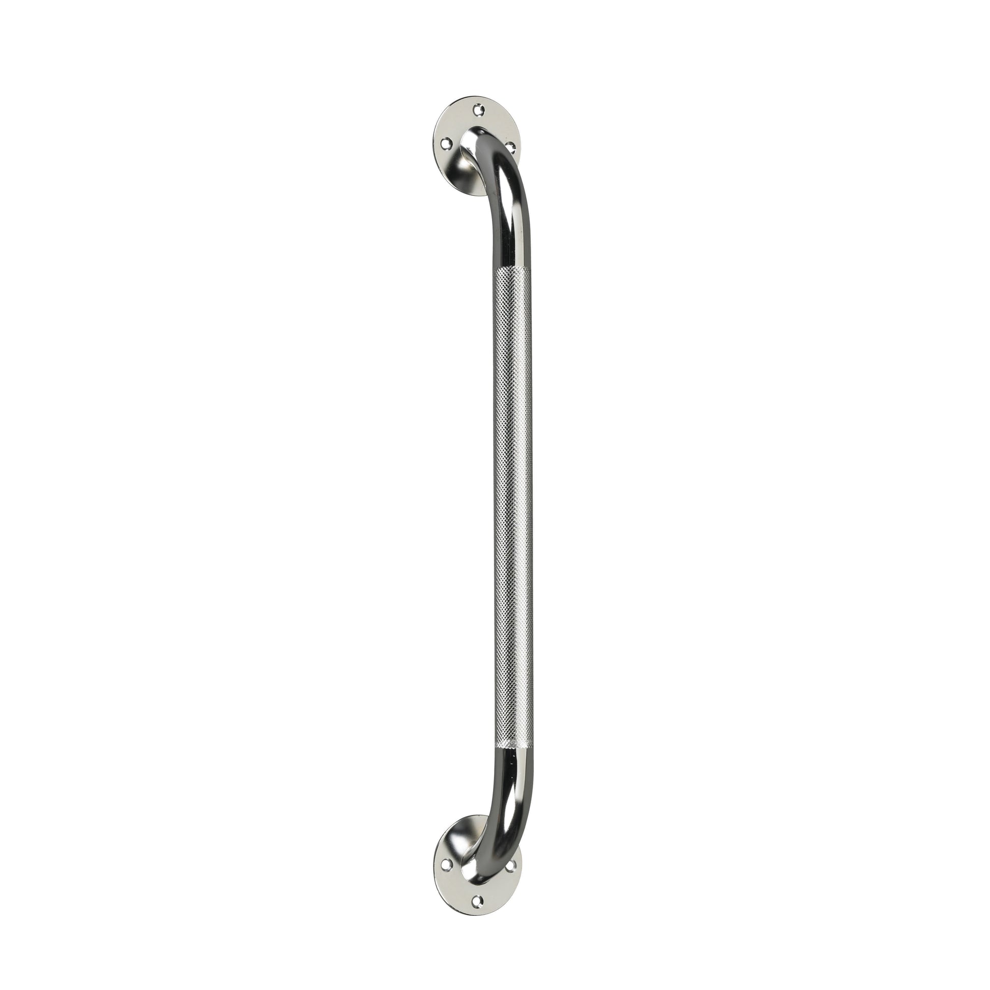 Drive Medical Chrome Knurled Grab Bar 18 inch medical supply