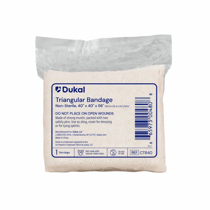 Dukal Non-Sterile Triangular Bandage 40" x 40" x 56" Case medical supply