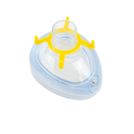 Resp-O2 Air Cushion Mask #2 Toddler Yellow Hook Case medical supply