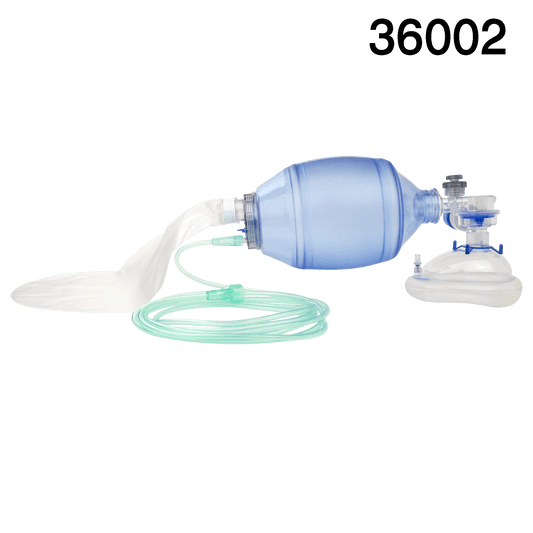 Resp-O2 Manual Resuscitator MPR Mask Reservoir Bag Oxy Adult 6/cs medical supply