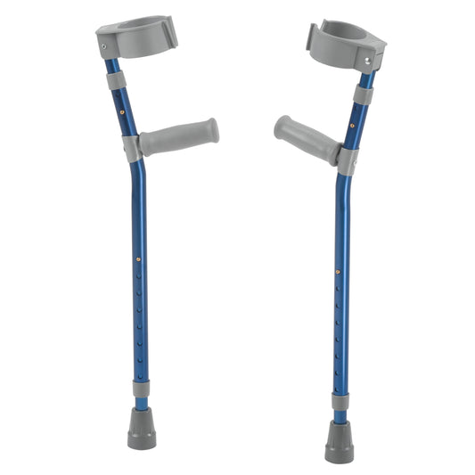 Inspired by Drive Pediatric Forearm Crutches Large Knight Blue Pair medical supply