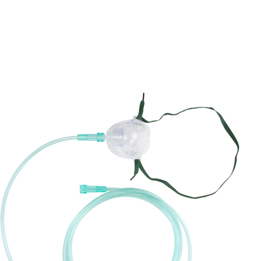 Resp-O2 Medium-Concentration Standard Infant Oxygen Mask 50/cs medical supply