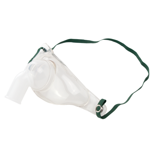 Resp-O2 Adult Tracheostomy Mask Accepts 22mm One Side Snap 50/cs medical supply