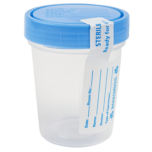 Dynarex Specimen Containers Sterile Bulk 4 oz 100/cs medical supply